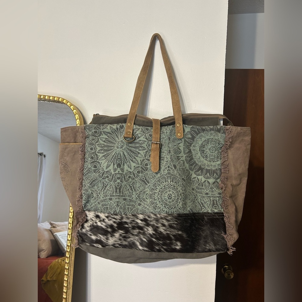 Myra Bag Cowhide Weekend Bag